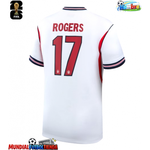 Camiseta Inglaterra Morgan Rogers #17 Primera Equipación Replica Mundial 2026 mangas cortas